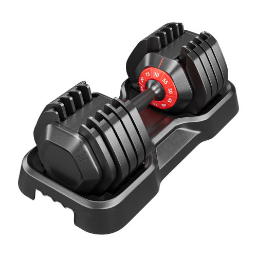 55 lb Adjustable Dumbbell — 10 Weight Settings