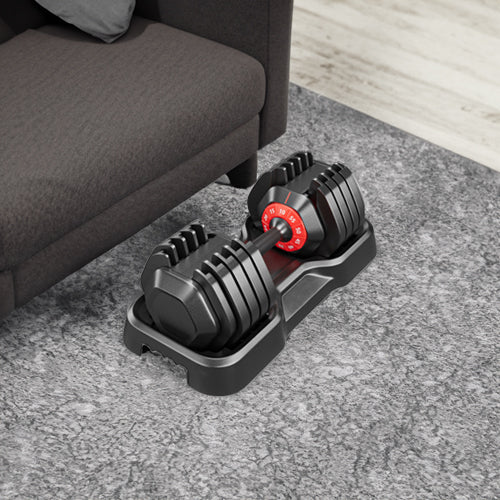 55 lb Adjustable Dumbbell — 10 Weight Settings