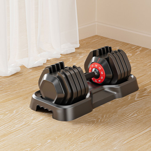 55 lb Adjustable Dumbbell — 10 Weight Settings