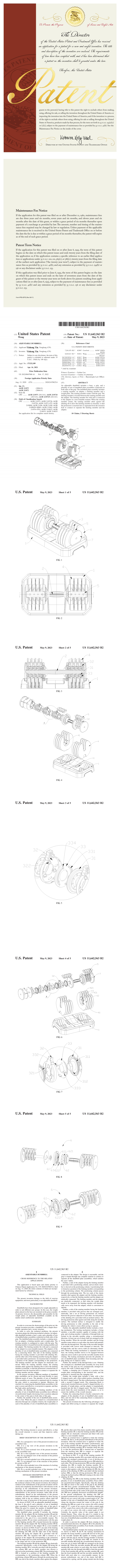 55 lb Adjustable Dumbbell — 10 Weight Settings